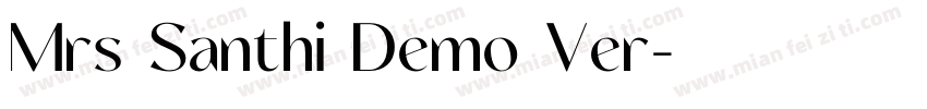 Mrs Santhi Demo Ver字体转换